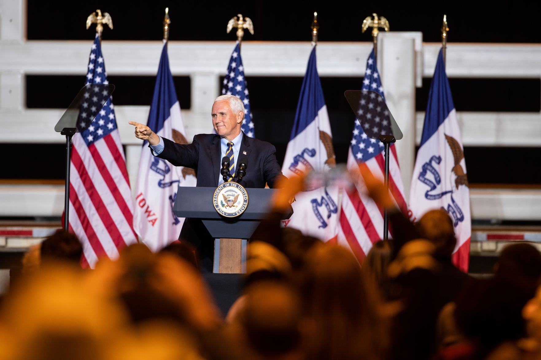 Pence visits Carter Lake